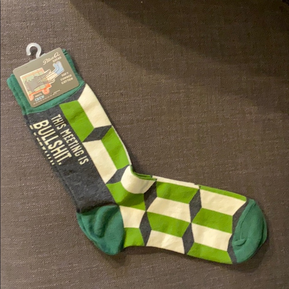 Blue Q crew socks